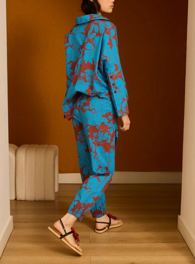 camisa popelín estampada