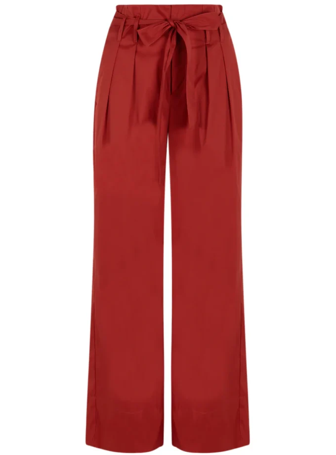 pantalón popelín teja